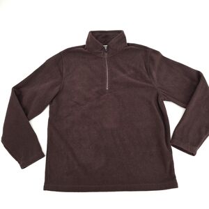 Outdoor Life Men's Brown Quarter-Zip Sweater Size M